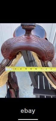 Jack Brainard Western Saddle Cow Horse/Reining 15.5 Inch