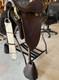 Jack Haggis Trooper Horse Saddle In Brown Leather 17.5
