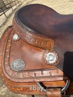 Jack Smith 15.5 Custom Western Cutting saddle