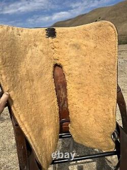 Jack Smith 15.5 Custom Western Cutting saddle