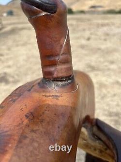 Jack Smith 15.5 Custom Western Cutting saddle