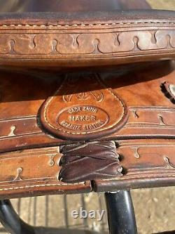 Jack Smith 17 Custom Western Cutting saddle