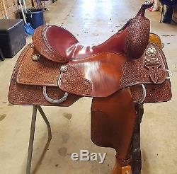 Jim Taylor work and Show Reining saddle 16.5 inch