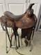 John M Fallis Balanced Ride Western Saddle 15 Inch Seat