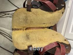 John M Fallis Balanced Ride Western Saddle 15 Inch Seat
