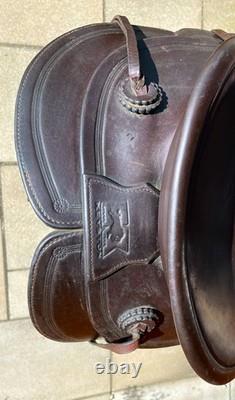KEYSTON Western Leather Horse SADDLE