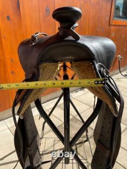 KEYSTON Western Leather Horse SADDLE