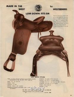 KEYSTON Western Leather Horse SADDLE
