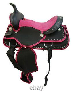 Kids Western Saddle 12 13 14 Barrel Racing Youth Pleasure Trail Used Horse Tack