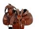 Kids Western Saddle Youth Barrel Racing Comfy Tooled Leather Used Set 10 12 13