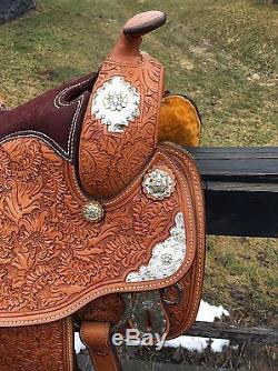 Kids Western Show Saddle 14