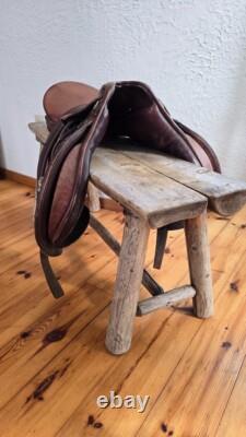 Kiefer Leather Horse Saddle, Johns Stubben Krefeld 18 Chocolate Brown