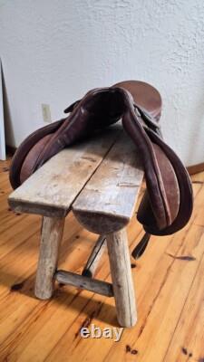 Kiefer Leather Horse Saddle, Johns Stubben Krefeld 18 Chocolate Brown