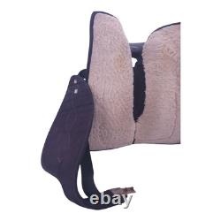 King Leather Barrel Racing Trail Saddle Black Brown Western Horse Saddle