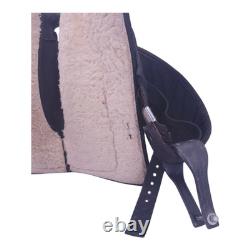 King Leather Barrel Racing Trail Saddle Black Brown Western Horse Saddle