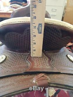 King Monarch Barrel Western Saddle 17