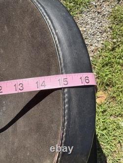 King Series Synthetic Western Saddle, 15 Seat, Used In Good Condition