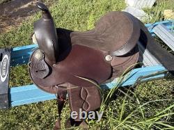 King Series Western 15.5 In Saddle Brown Trail Horse Tack