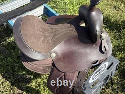 King Series Western 15.5 In Saddle Brown Trail Horse Tack