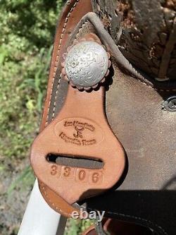 Kingsville Texas Leather Western Saddle Marked Joe Mendietta King Ranch Area