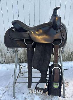 LAMB SADDLE CO. Synthetic 16 Western Training/Endurance/Trail Saddle GREAT