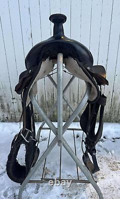 LAMB SADDLE CO. Synthetic 16 Western Training/Endurance/Trail Saddle GREAT