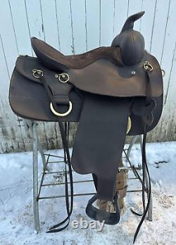 LAMI-CELL Synthetic Western Endurance/Trail Saddle 15 1/2 -Draft -WONDERFUL