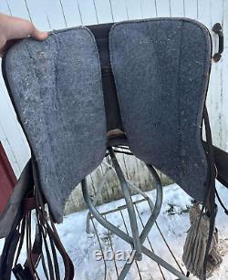 LAMI-CELL Synthetic Western Endurance/Trail Saddle 15 1/2 -Draft -WONDERFUL