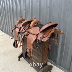 LOT OF 2 Pony Saddles 12 Kids Western Saddle Leather Horse Tack Set Bundle LOT OF 2 Pony Saddles 12 Kids Western Saddle Leather Horse Tack Set Bundle