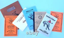 LOT of (7) Reprint Western Saddlery Catalogs / Crockett, Edward H. Bohlin