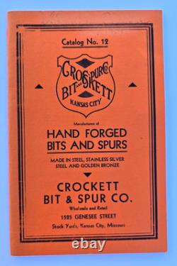 LOT of (7) Reprint Western Saddlery Catalogs / Crockett, Edward H. Bohlin
