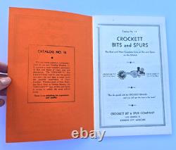LOT of (7) Reprint Western Saddlery Catalogs / Crockett, Edward H. Bohlin