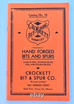 LOT of (7) Reprint Western Saddlery Catalogs / Crockett, Edward H. Bohlin
