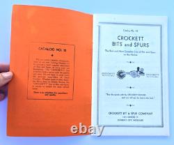 LOT of (7) Reprint Western Saddlery Catalogs / Crockett, Edward H. Bohlin
