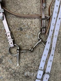 Leather Pony Saddle 12 Suede Seat, Bridle, Breast Collar, 2 Cinches, 2 Blankets
