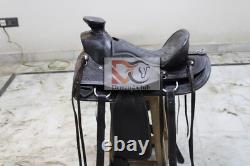 Leather western wade saddle tooled carved leather horse tack All Colors All Size