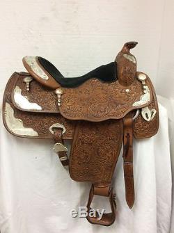 Limited Edition Big Horn Western Show Saddle Used 16 Regular Quarter Horse Bar
