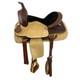 Lone Prairie Roper Style Western Saddle Basketweave Tooling Full Qh Bars 16 New