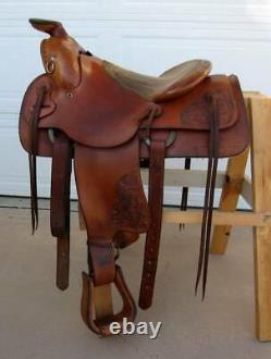 Lowell Jett Western Roping Saddle