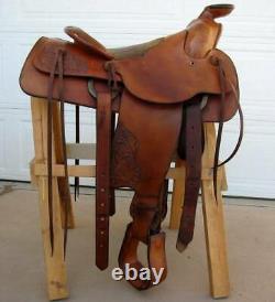 Lowell Jett Western Roping Saddle