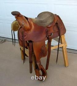 Lowell Jett Western Roping Saddle