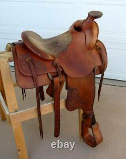 Lowell Jett Western Roping Saddle