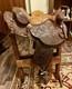 M. L. Leddy Leather Western Trail Saddle By The Ml Leddy Saddle Co. 15.5 Inches