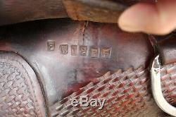 M. L. Leddy Reining Horse Western Saddle 16 Seat FQHB