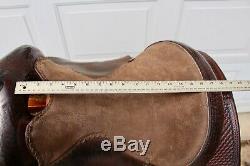 M. L. Leddy Reining Horse Western Saddle 16 Seat FQHB