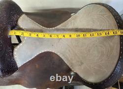 MARTHA JOSEY-Circle Y Western Barrel Saddle-15.5 seat-Vintage-still popular