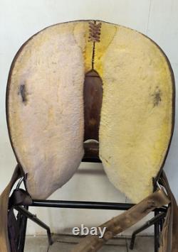 MARTHA JOSEY-Circle Y Western Barrel Saddle-15.5 seat-Vintage-still popular