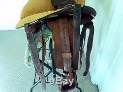 MARTIN CLINTON ANDERSON SADDLE PADDED LEATHER SEAT 13 No reserve