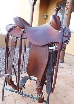 MARTIN CLINTON ANDERSON SADDLE PADDED LEATHER SEAT 14