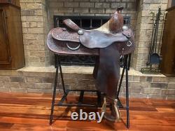 ML Leddys 15.5 Reining Saddle Western